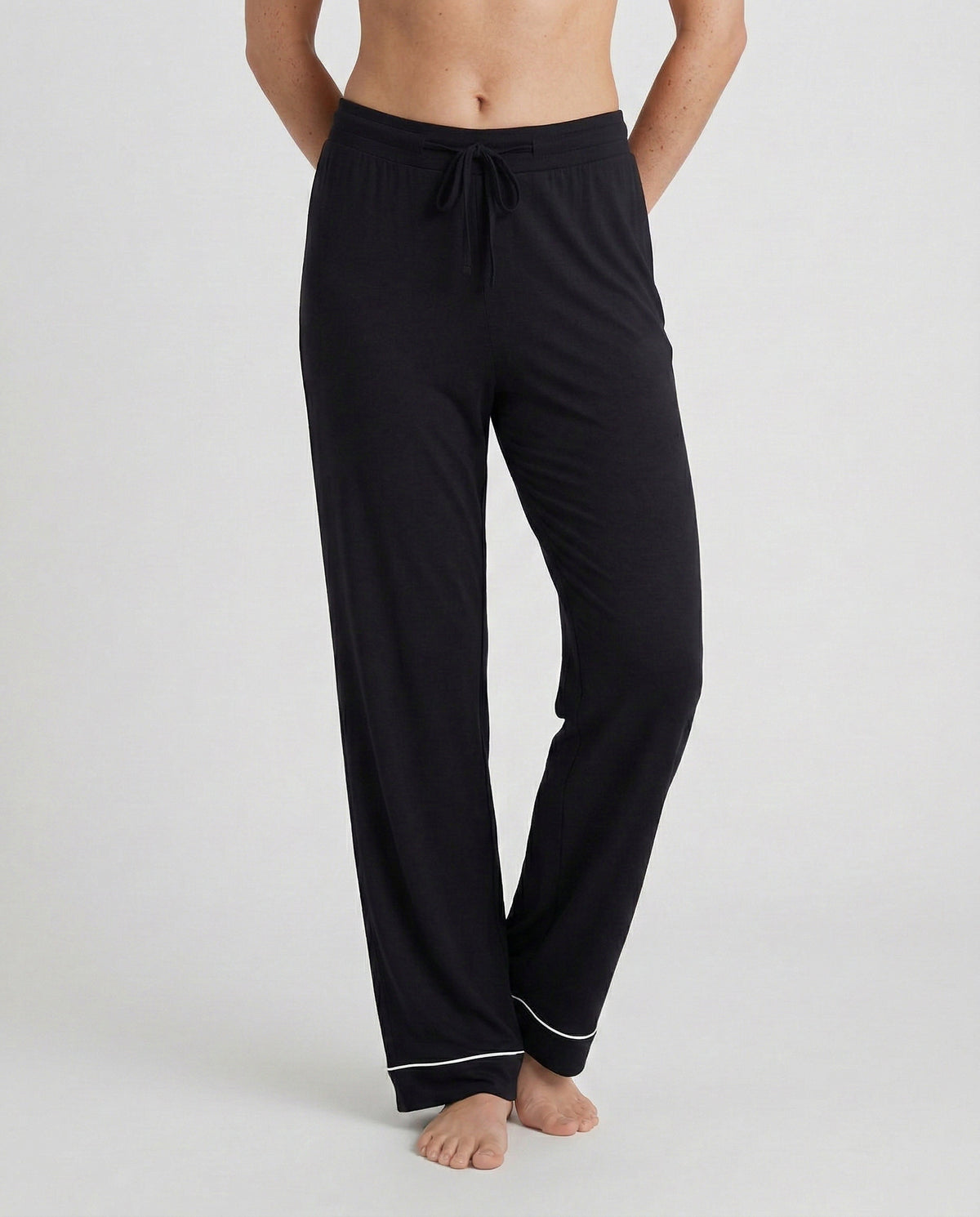 Svart Bambus Pyjamas